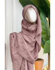 marvella organik pamuk şal sütlü kahve