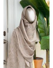 marvella organik pamuk şal taş-beji