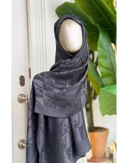 marvella organik pamuk şal gri