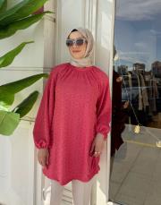 aria desenli tunik fuşya 4