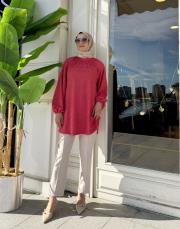 aria desenli tunik fuşya 5