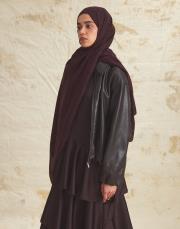 monelya oval desen şal acı kahve 3