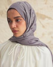 monelya oval desen şal gri 2