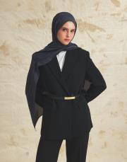 monelya oval desen şal antrasit 2