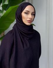 nadira geometrik desen şal lacivert