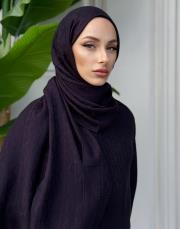 nadira geometrik desen şal lacivert 2