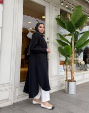 lunaria uzun gömlek siyah