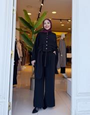 panço pantolonöu takım siyah 3