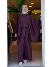 panço pantolonöu takım bordo 5