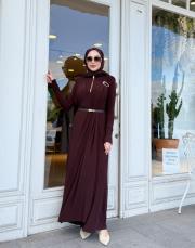 broş detay tulum kahve 2