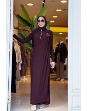 broş detay tulum kahve 3