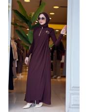 broş detay tulum kahve 4