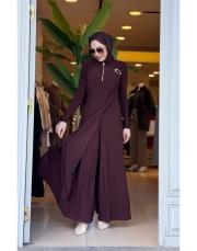 broş detay tulum kahve 5