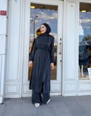 fermuar detay qupra takım antrasit 3