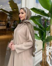 elara zincir desen şal haki 2