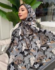 nora desenli şal haki 2