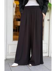 oysho plise detay etekli pantolon siyah