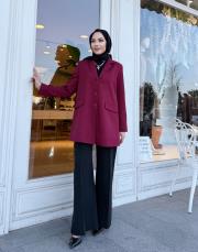 lorien blazer ceket bordo 3