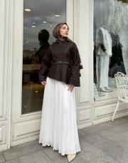 kot gömlekli takım kahve