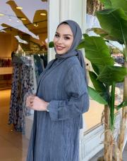 keten elbiseli kap indigo 5