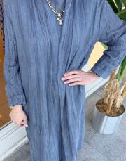 keten elbiseli kap indigo 6