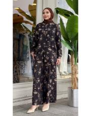 ithal desenli takım siyah 3