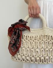 etnik desen fular açık bordo