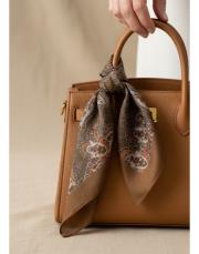 etnik desen fular kahve