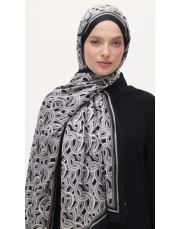 arpec desenli şal siyah 3