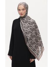 arpec desenli şal vizon
