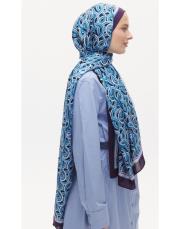 arpec desenli şal mor