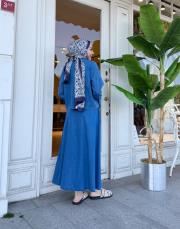 tensel etekli takım mavi 2