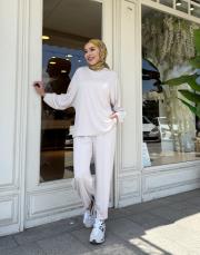 kolu pens detaylı  takım bej 3