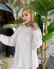 kolu pens detaylı  takım bej 4