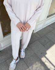 kolu pens detaylı  takım bej 6