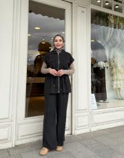 yelek pantolon takım siyah