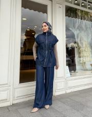 yelek pantolon takım lacivert 4