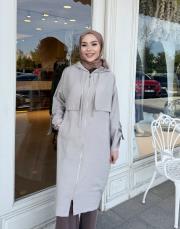 kapşonlu çift yaka kap taş 3