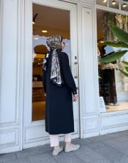 gömlek yaka fermuarlı kap siyah 2