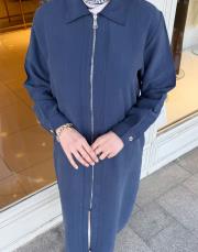 gömlek yaka fermuarlı kap lacivert 5