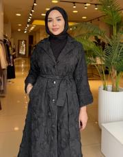 kabartma desen tasarım kap siyah 3