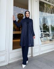 exclusive ışıltılı 3lü takım lacivert 2