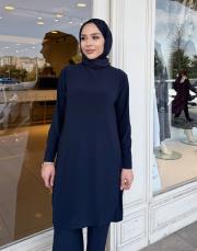 exclusive ışıltılı 3lü takım lacivert 9