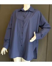 essentıal oversıze gömlek saks 2