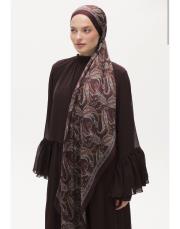 vona etnik desen şal mürdüm