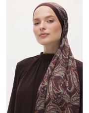 vona etnik desen şal mürdüm 2