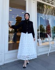 ithal fiyonk detay gömlek siyah 3