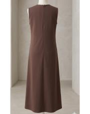 oysho sıfır kol elbise kahve 2