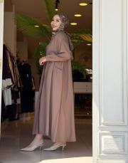 jadira  elbise sütlü kahve 3