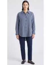 çizgili gömlek lacivert